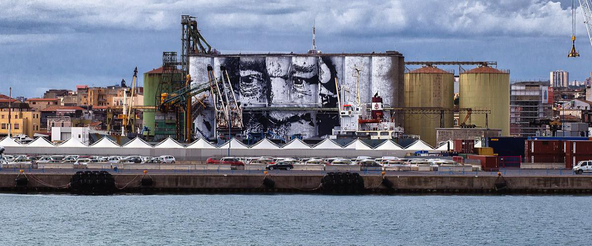 Silos Catania Il murales di Vhils