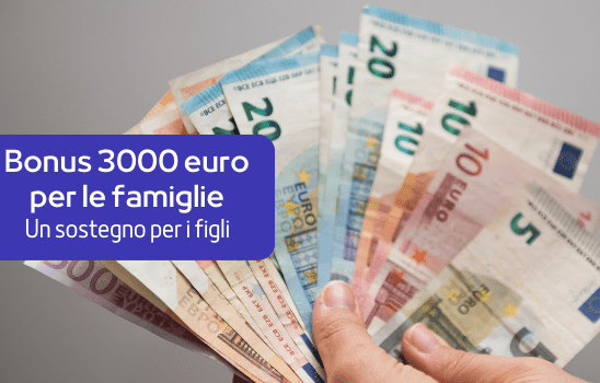 bonus 3000 euro per le famiglie un sostegno per i figli 