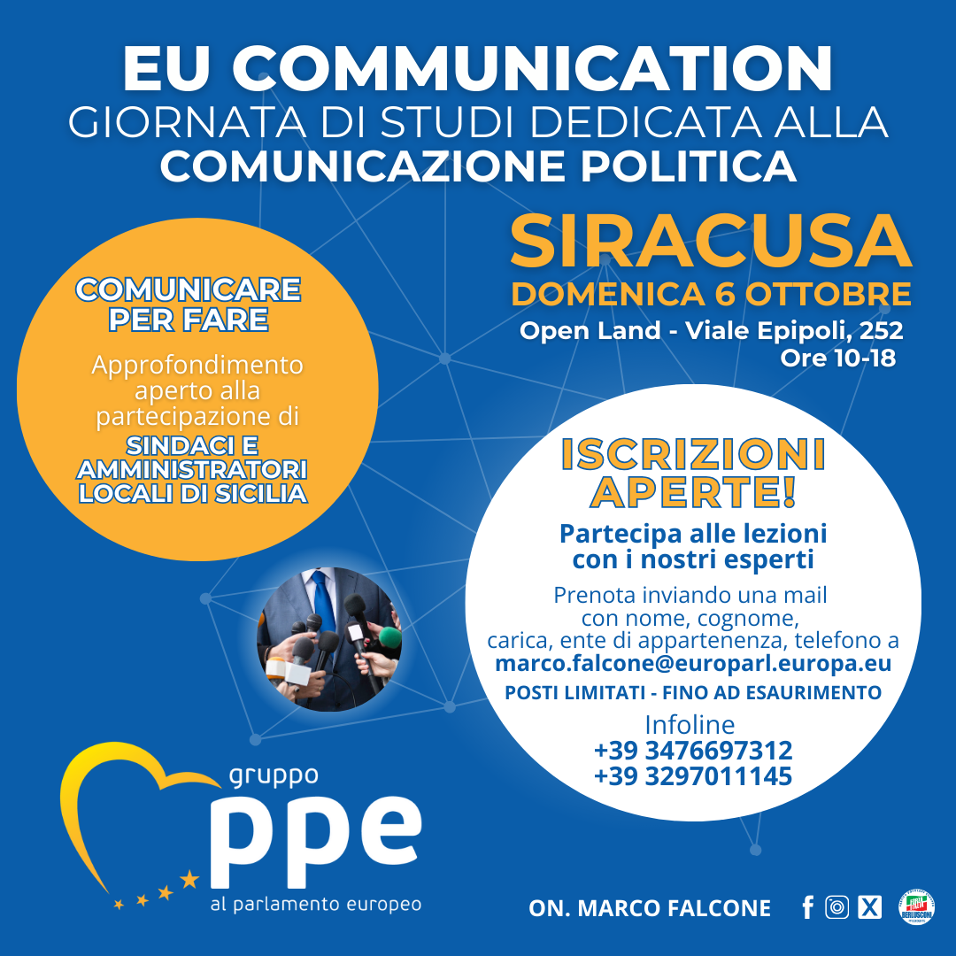 siracusa ppe giornata comunicazione politica falcone