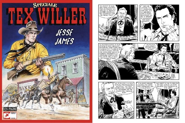 Copertina Speciale Tex Willer n.9 Jesse James