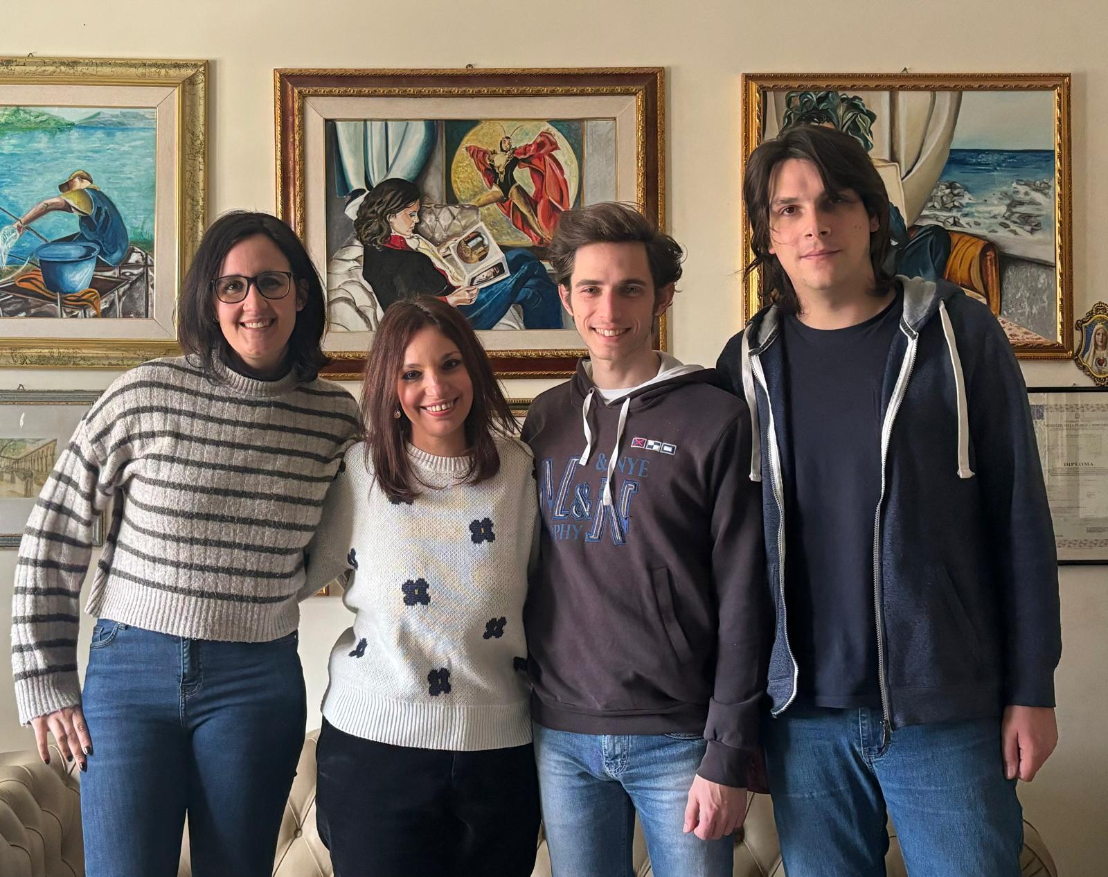 Giulia Alessi Daniela Sasso Gianluca Roppolo e Daniele Pio Nuccio 