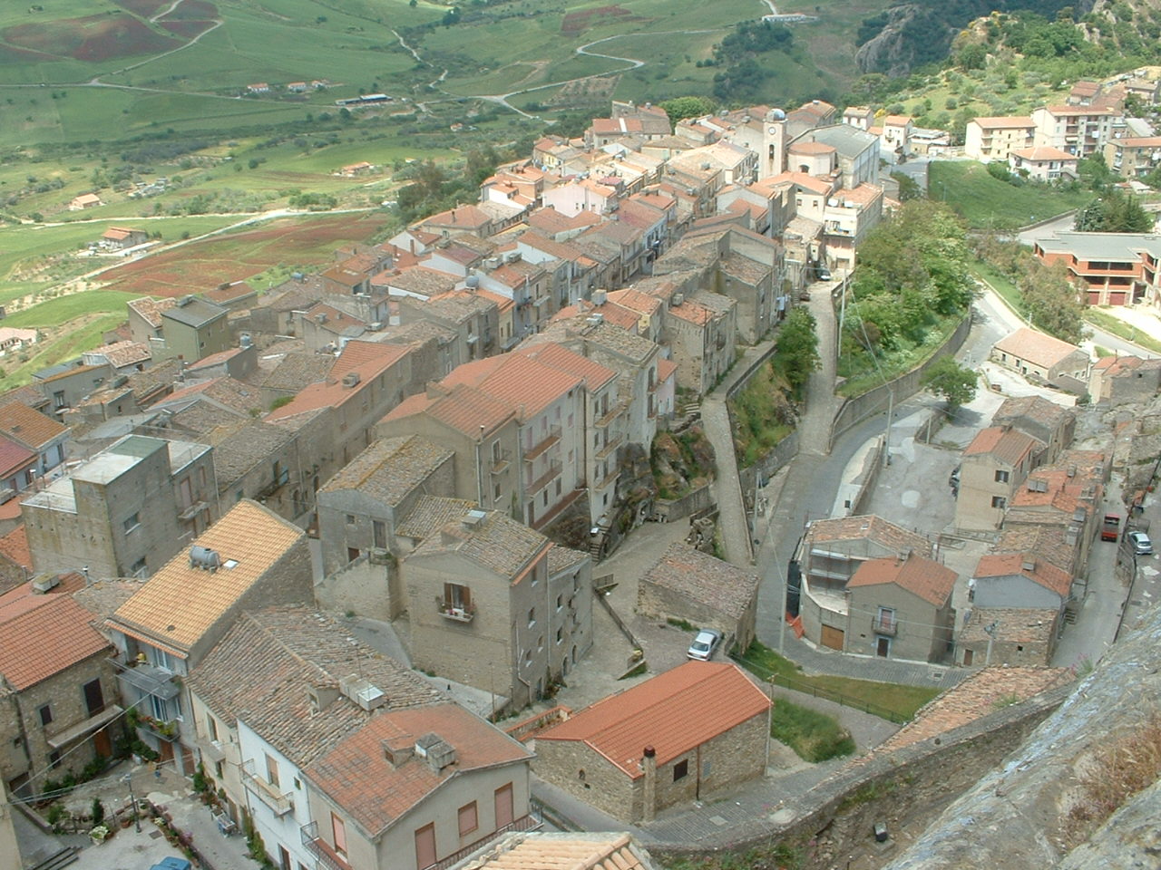 Sperlinga panorama dal castello