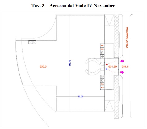 3 Ingresso da viale IV Novembre