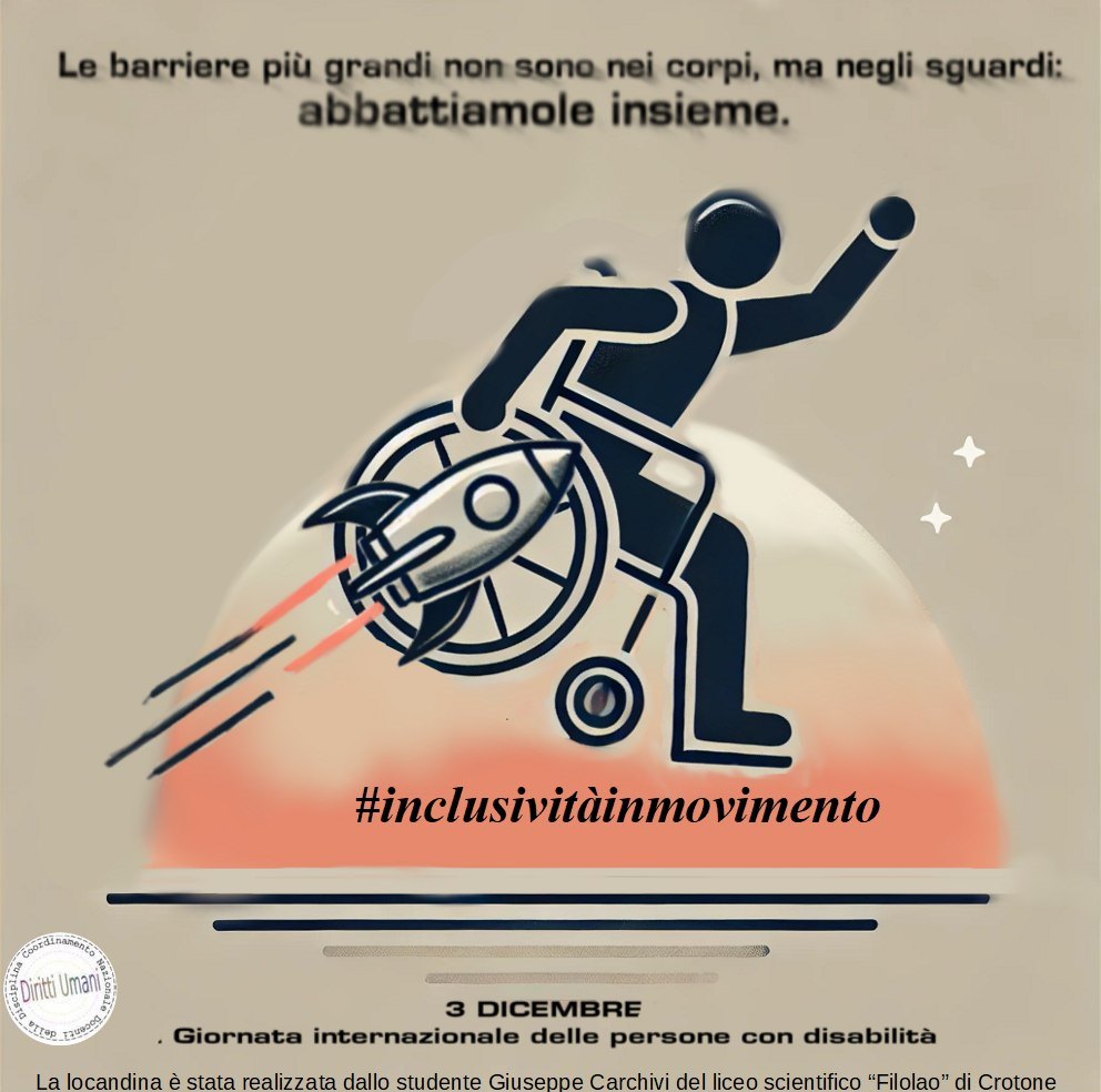 Locandina Giornata internazionale delle persone con disabilità 2020