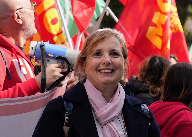 Lidia Adorno STM manifestazione palermo