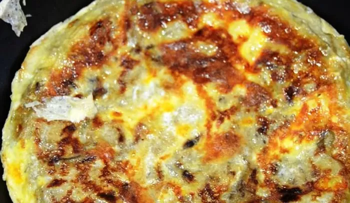 frittata con melanzane