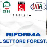 Palermo - Protesta dei Forestali in Sicilia: rinviata la riforma, sindacati mobilitati