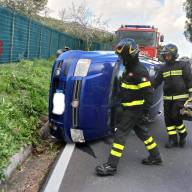 Troina - Incidente stradale sulla SS 575: intervento dei Vigili del Fuoco, nessun ferito