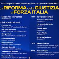 Palermo - Convegno sulla Riforma della Giustizia di Forza Italia